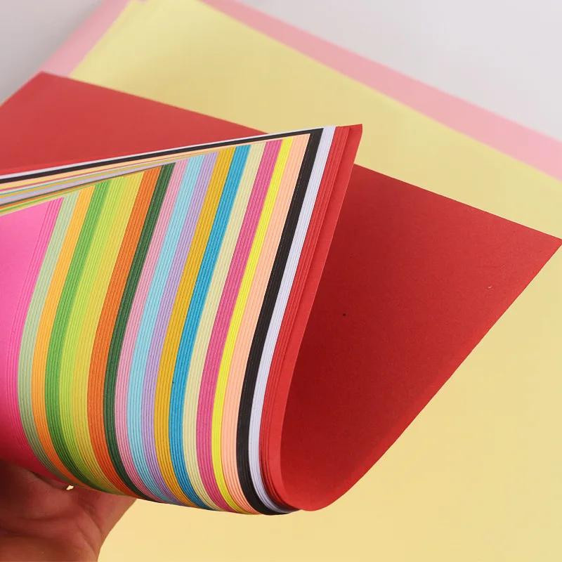 Yiran Furniture Origami-Kunstpapier Set, 100 Stück buntes Dekorpapier im A4-Format für Kinder und DIY-Kunsthandwerk, Multicolor - Bild 3