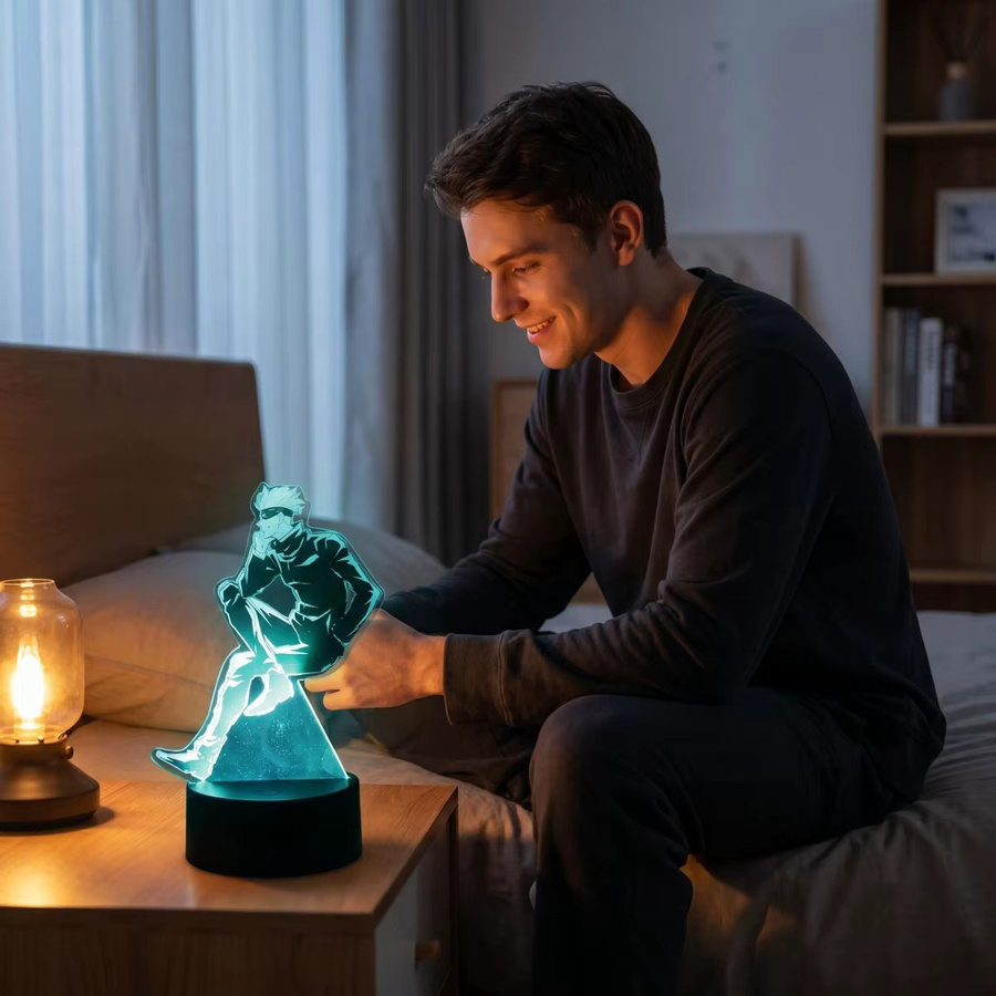 Bandai Jujutsu Kaisen Anime-Figur 3D-Nachtlicht, Dekorative Lampe - Bild 2