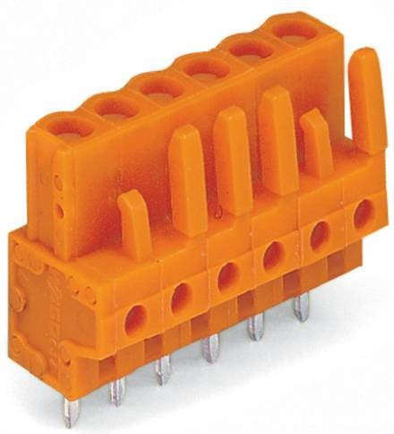 WAGO Buchsengehäuse-Platine 232 Polzahl in Orange, Rastermaß: 5.08 mm, 25 Stück - Bild 1