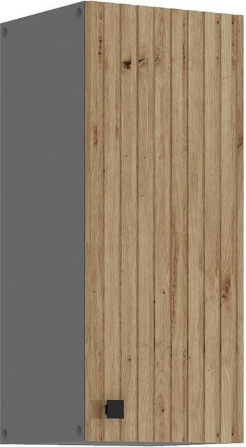 AVA Artisan Hängeschrank mit Lamellenoptik für deine Küchenzeile, Breite: 30 cm - Bild 1