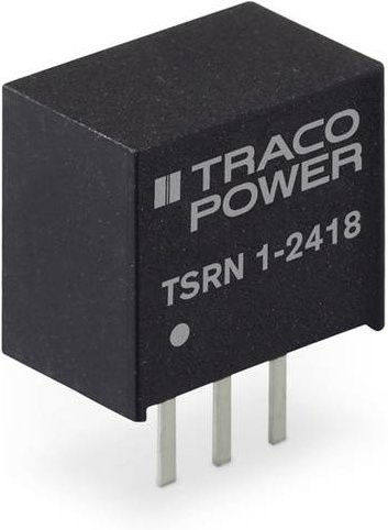 TracoPower TSRN 1-24150A DC/DC-Wandler Print 24 V/DC auf 15 V/DC 1A Schwarz - Bild 1