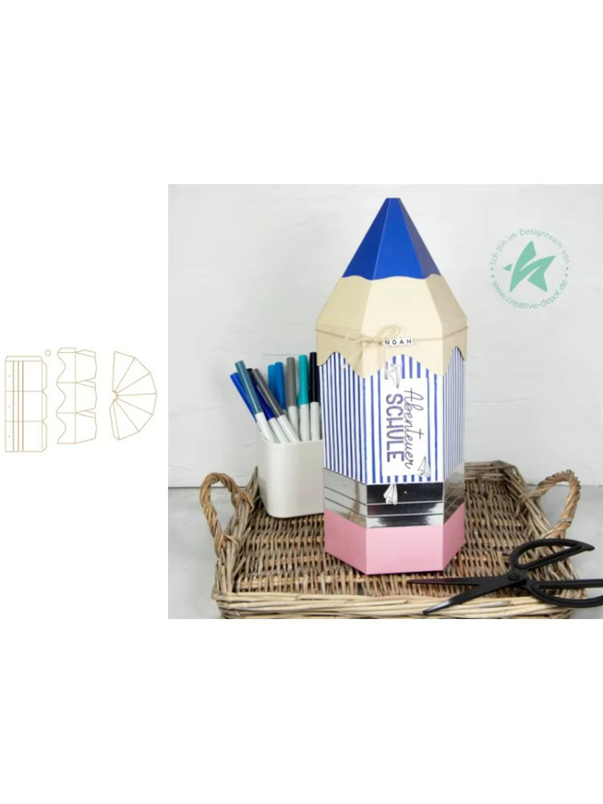 Ziyu Stanzformen und Stempel Set für DIY-Scrapbooking und Fotoalben in Multicolour - Bild 1