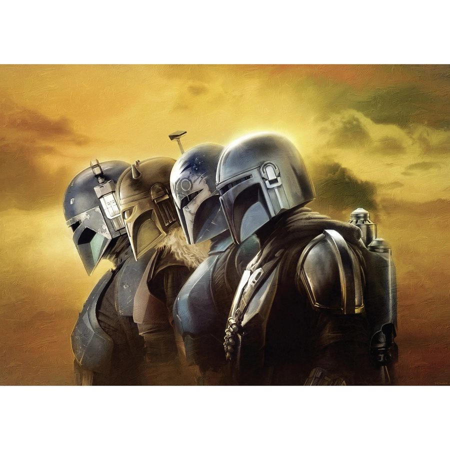 Komar Wandbild Star Wars The Mandalorian Line Up, Gelb, B: 50 cm, H: 70 cm - Bild 2