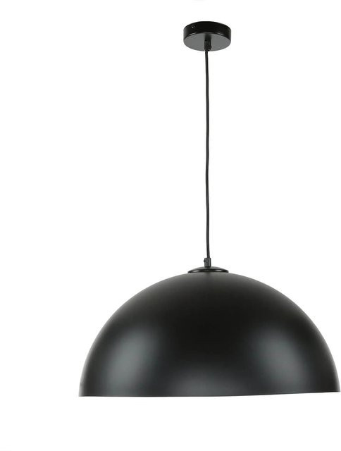 Licht-Erlebnisse Hängelampe Modernes Design aus Metall in Schwarz und Kupfer, Rund, Durchmesser: 50 cm - Bild 1