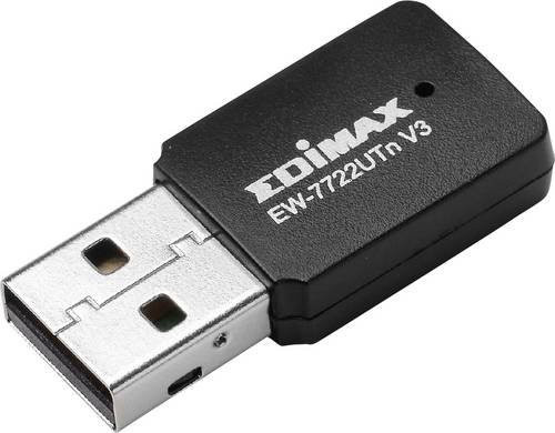 Edimax EW-7722UTN V3 WLAN Adapter USB-A Single Band WiFi 4 in Schwarz - Bild 1