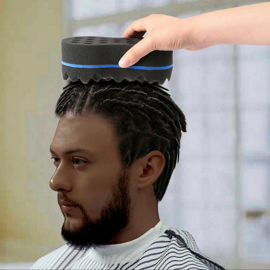 Wave Barber Haarbürste Schwamm - Bild 4
