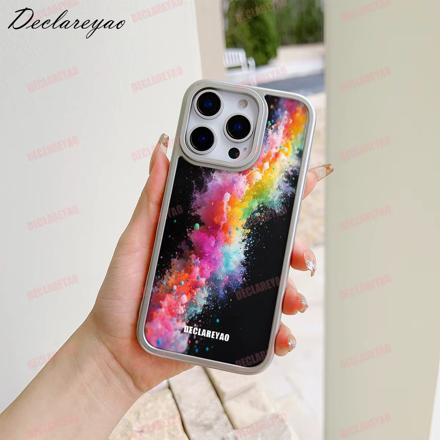 Personalisierte DIY-Fotohülle von DECLAREYAO für iPhone Modelle in Silber und Multicolour - Bild 2