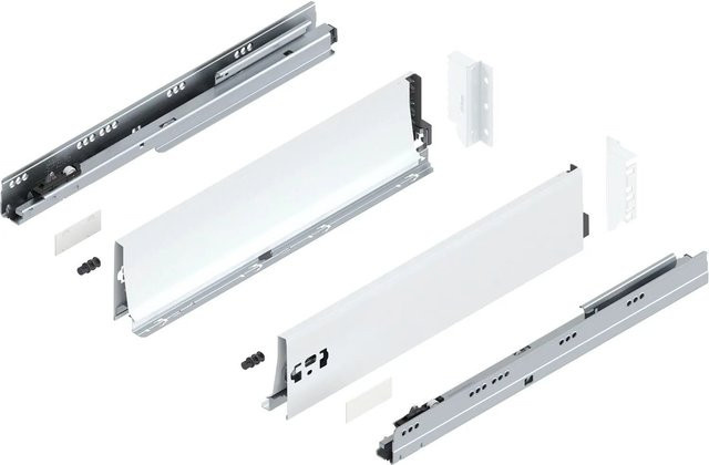 Blum Tandembox antaro K Vollauszug Blumotion Seidenweiß 500 mm 65 kg 1 Paar - Bild 1