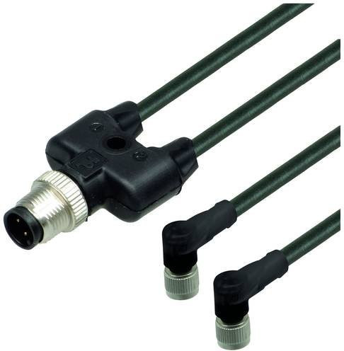 Pepperl+Fuchs 275516 Sensor- und Aktor-Verteiler mit Adapter, Schwarz, Länge: 0,3 m - Bild 1