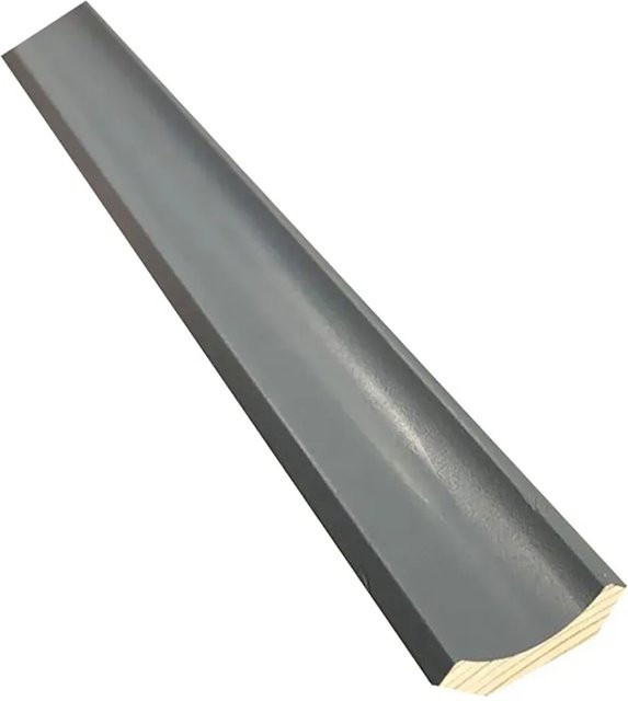 Döllken Profiles Hohlkehlleiste aus Kiefer in Anthrazit, B/H: 22 x 22 mm, Länge: 240 cm - Bild 1
