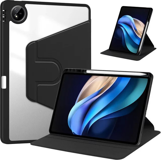 Honor MagicPad 2 2024 Schutzhülle mit 360 Grad Rotation und Stifthalter in Schwarz und Grün - Bild 1
