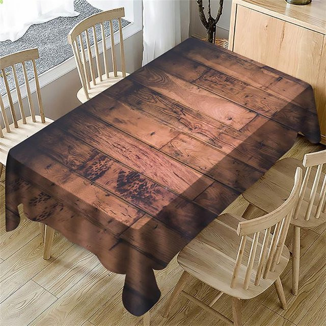 Wasserdichte Tischdecke aus Oxford-Stoff von JINGYUE Pet in Braun, Rechteckig, B/B: 100 x 140 cm - Bild 1