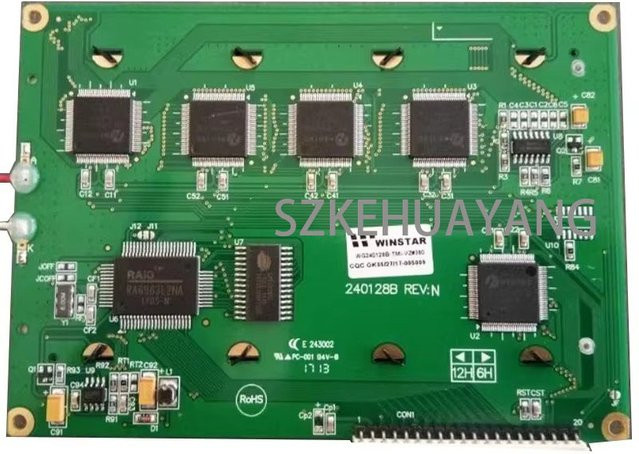 Winstar LCD-Bildschirm WG240128B-TMI-VZ in Grün - Bild 1