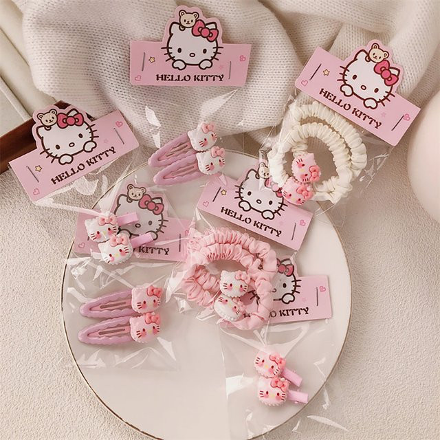 Sanrio Hello Kitty Haar-Accessoires-Set, 6-teilig, Kinder - Bild 1