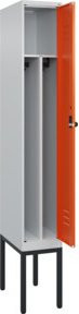 C+P Spind Classic PLUS Spind mit 1 Abteil und Sicherheits-Drehriegel, Gestell aus Stahl, Höhe: 212 cm, Breite: 30 cm, Tiefe: 50 cm - Bild 1