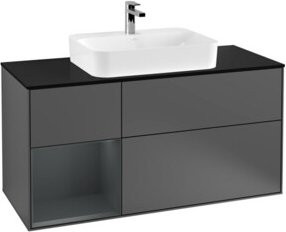 V&B Waschtischunterschrank Finion mit Wandbeleuchtung, Breite: 120 cm - Bild 1