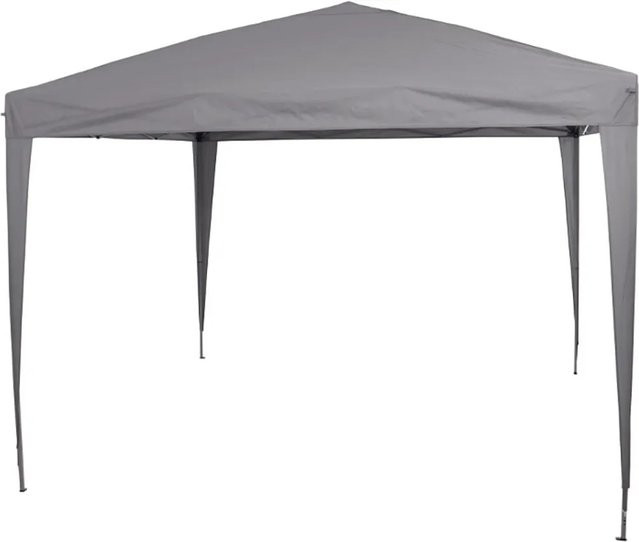 Siena Garden Pavillon Starter mit Spitzdach in Grau, B/T/H: 300 x 300 x 260 cm - Bild 1