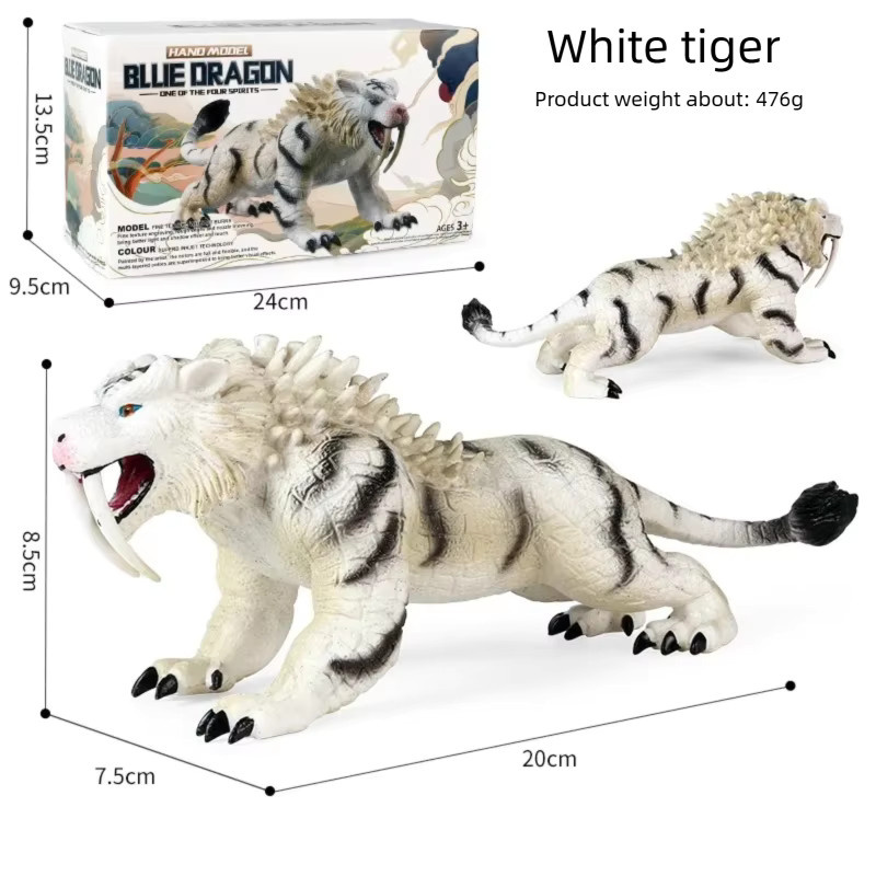 Oenux Weißer Tiger, Actionfigur, Dinosaurier, ab 3 Jahre - Bild 2