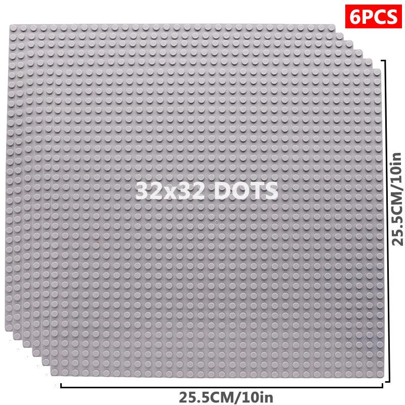 KACUU Basis Platte, Bausteine Platten, 6-teiliges Set, ab 6 Jahren - Bild 1
