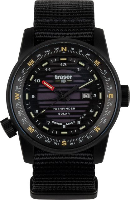 Traser Pathfinder Armbanduhr, Solar, Edelstahl, 46 mm, Herren - Bild 1