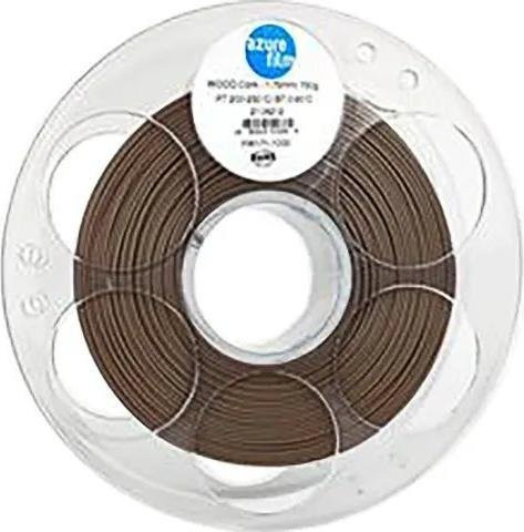 Azurefilm Wood Cork 3D Filament für FDM-Drucker, Durchmesser: 1,75 mm, Farbe: Braun, 750 g - Bild 1