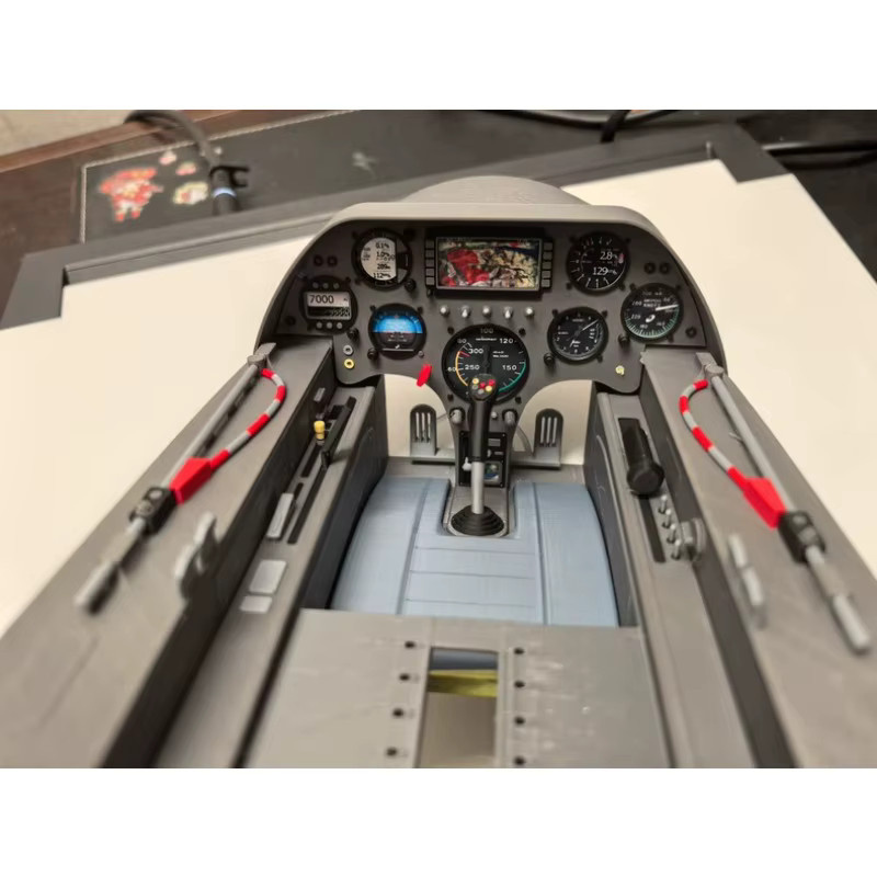 FMS Cockpit-Innenraum-FPV-Umbau-Kit, 3D-gedruckte farbige Upgrade-Teile - Bild 2