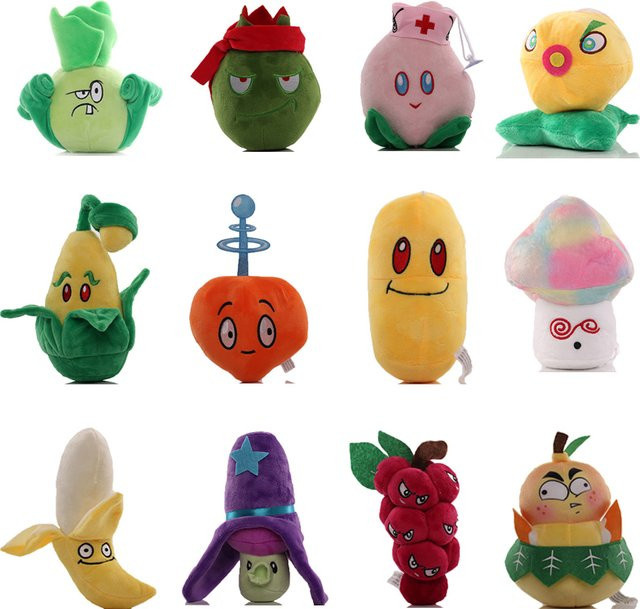 Plants vs Zombies Heavenly Peach Grapeshot Fire Gourd, Plüschtierpuppe, Plüsch - Bild 1