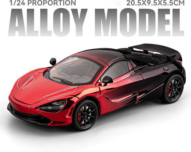 Linyi toy car Huayra Bc 720S Sportwagen Modell, 1:24, Metall, ab 14 Jahren - Bild 1