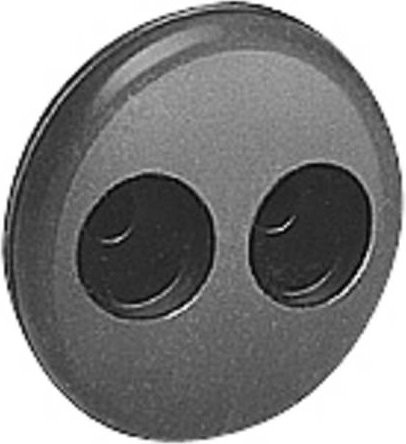 Siemens 8HP1806 Gummi-Leitungseinführung für 2 Leitungen (6-15mm), Schwarz, 10 Stück - Bild 1