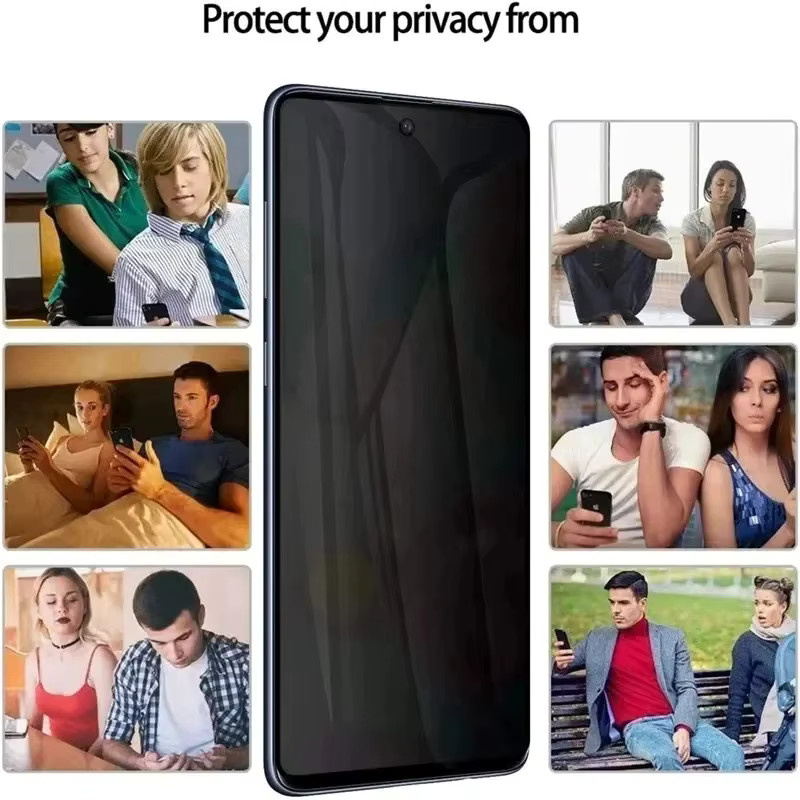 Huawei Honor Magic V5 Anti-Spy Datenschutz Panzerglas 9H Kratzfester Schutzfilm Transparent - Bild 4