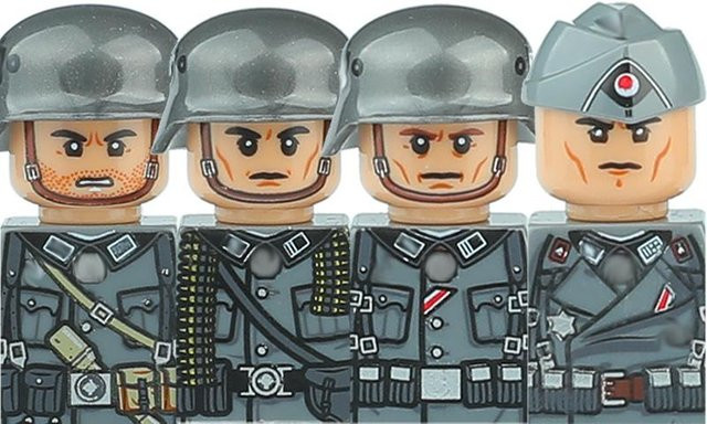 Yiran toy WK2 Militärische Deutsche Soldaten Figuren, Bausteine, ab 14 Jahren - Bild 1