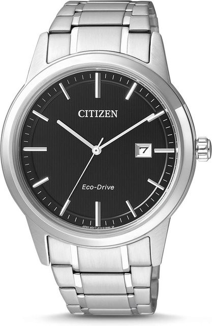 Citizen Armbanduhr, Solar, Edelstahl, Schwarz, 40 mm, Herren - Bild 1