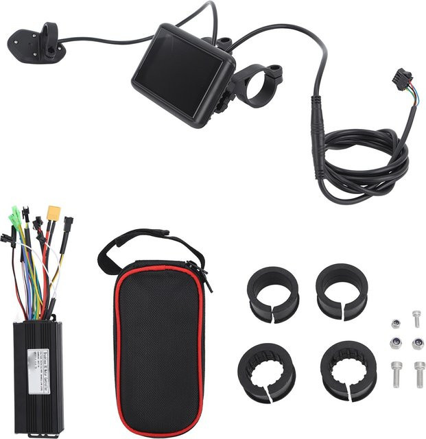 Igeteck Elektrofahrrad Motor Controller mit LCD Display und UKC1 Panel, 30A, 3 Modus, Schwarz - Bild 1