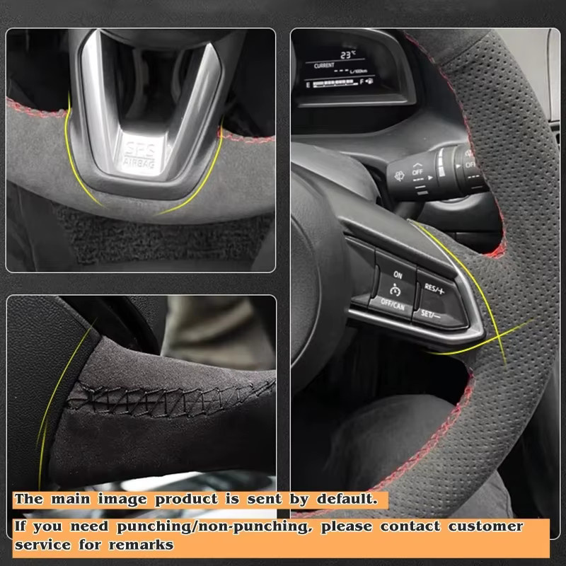 Individuelle Lenkradabdeckung WUNHKF passgenau für Mazda MX-5 Miata NC III 2005-2015 und MX5 2009-2014 - Bild 5