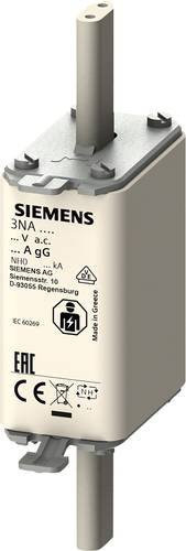 Siemens Sicherungseinsatz 3NA3032, Größe 0, 125 A, 500 V, Weiß - Bild 1