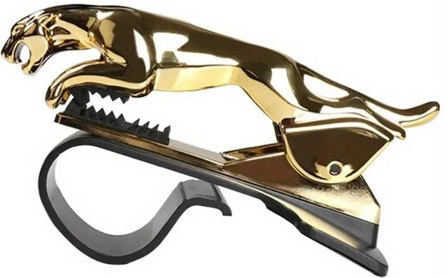 SZwatch Auto Leopard Handyhalterung für Navigation in Goldgelb - Bild 1