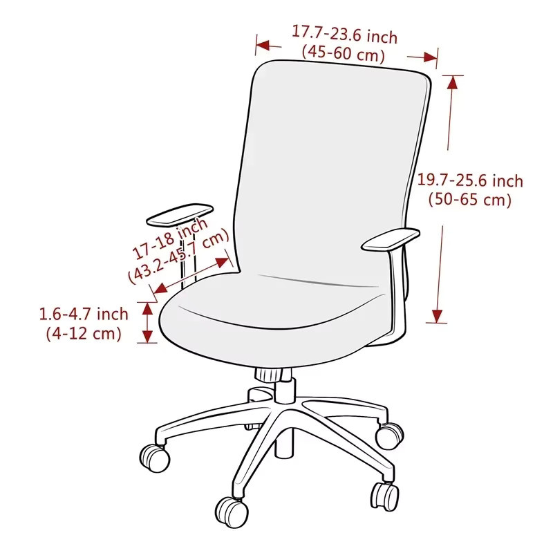 Yupartex Stretch-Jacquard Bürostuhlbezug in Braun mit Streifenmuster, schmutzabweisend und elastisch für Computer- und Gaming-Stühle - Bild 2