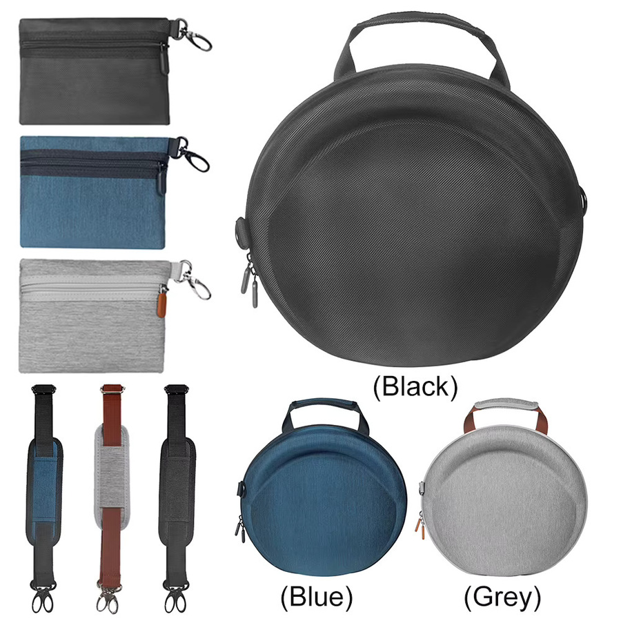 VODOOL EVA Tragetasche in Blau für Harman Kardon Onyx Studio 8 und 7 Lautsprecher, wasserdichte Aufbewahrungstasche mit Schultergurt und Zubehörtasche - Bild 4