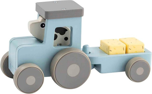Done By Deer Tiny Farm Traktor Kuh Dotti, Holz, ab 1,5 Jahre - Bild 1