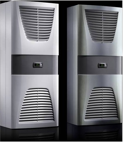 Rittal SK 3305.510 Kühlgerät aus Stahl in Grau, B/T/H: 40 x 26 x 95 cm - Bild 1