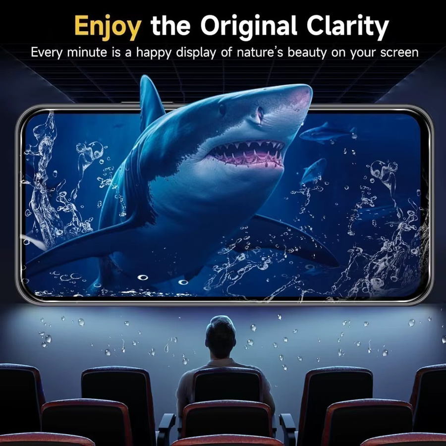 3er-Pack Samsung Displayschutz aus gehärtetem Glas für Galaxy A57 A56 A55 A37 A36 A35 A33 A26 A25 A23 A17 A16 A15 A07 transparent - Bild 5