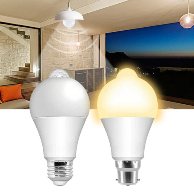 AVACOM PIR-Bewegungssensor LED-Glühbirne in Weiß - Bild 1