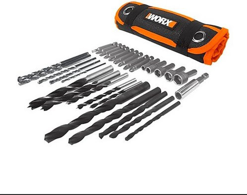 WORX PowerShare Zubehörset mit Schraubendreher-Bits aus Stahl in Schwarz - Bild 1