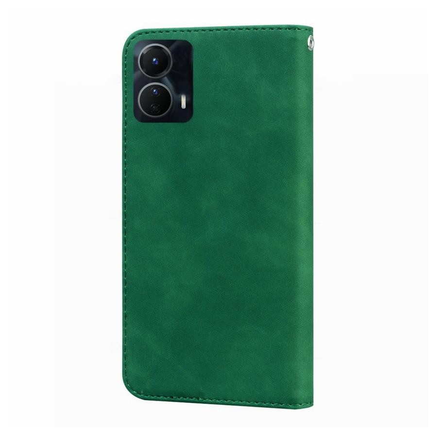 Luxus Leder Klappbrieftasche Handyhülle für Motorola Moto G24 G05 G06 G34 G35 G54 G55 G56 G57 G67 G77 G86 Edge 50 60 70 Fusion 5G in Braun - Bild 2
