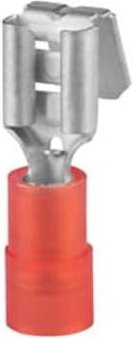 ABB Flachsteckhülse 7TCA301110R0075 in Rot aus Messing - Bild 1