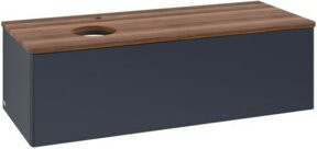 V&B Waschtischunterschrank Antao mit Beleuchtung, Farbe Blau, B/T/H: 120 x 50 x 50 cm - Bild 1