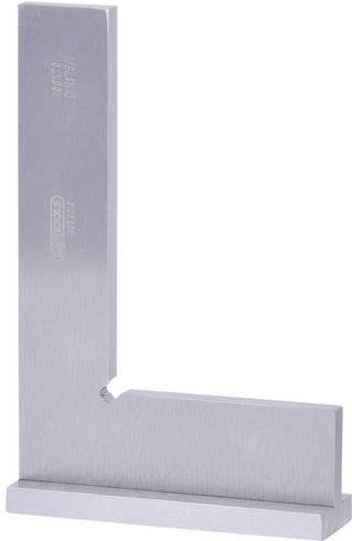 KS Tools Anschlagwinkel nach DIN 875/1 aus Stahl in Silber, Breite: 100 mm - Bild 1