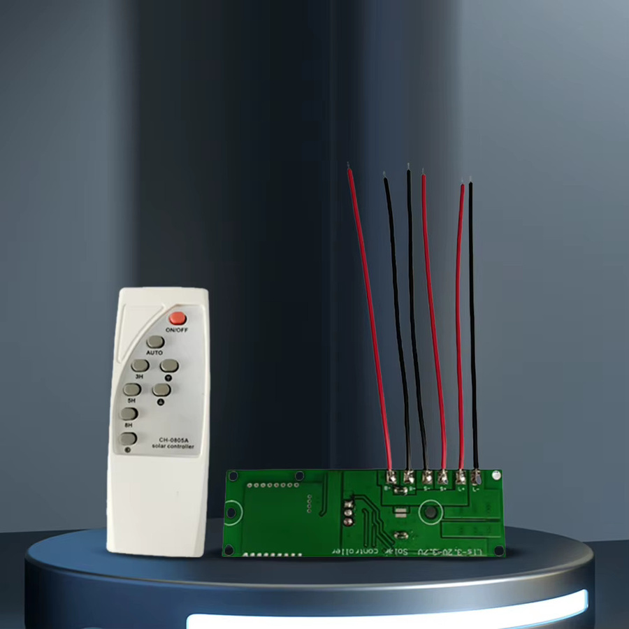 Alloet Solar-LED-Treiber-Steuerplatine mit Mikrowellen-Radar-Körperinduktion und Fernbedienung, Grün - Bild 5
