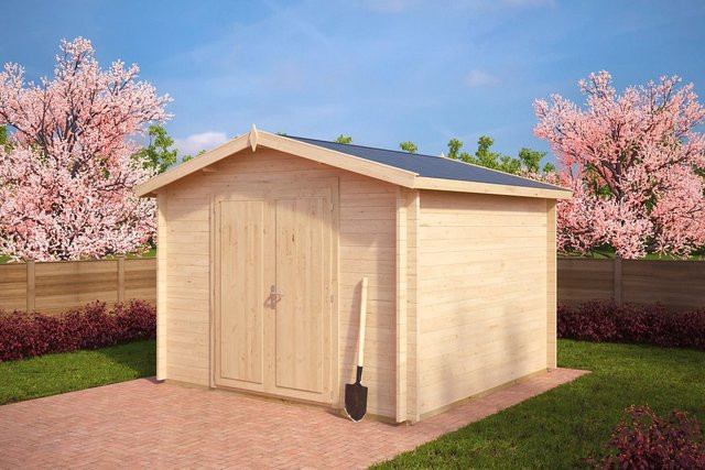 Holzschuppen Nora A Gartenlagerraum und Gartenwerkstatt 8,5m² - Bild 1