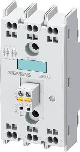 Siemens Halbleiterrelais 3RF22302AB45 30A Nullspannungsschaltend 600 V/AC in Weiß - Bild 1